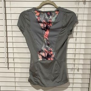 MpgSport. Small. Gray with pattern on back.